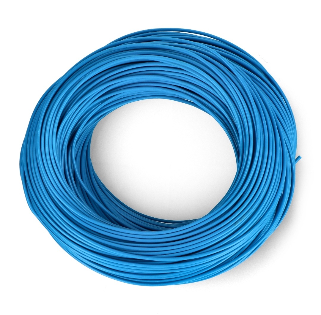 Przewód instalacyjny LgY 1x0,5 H05V-K - niebieski - rolka 100m