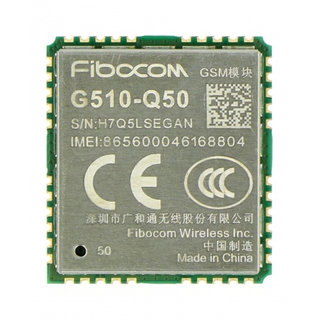 Moduł GSM/GPRS Fibocom G510-Q50 - UART