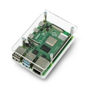 Obudowa Raspberry Pi Model 3/2/B+ - przezroczysta otwarta
