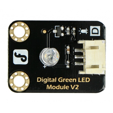 Moduł z zieloną diodą LED - DFRobot Gravity Moduł z zieloną diodą LED - DFRobot Gravity