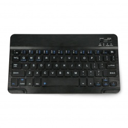 Klawiatura bezprzewodowa Bluetooth 3.0 - czarna - 10 cali