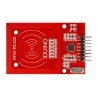 Moduł RFID RC522 13,56MHz SPI + karta i brelok - czerwony - zdjęcie 3
