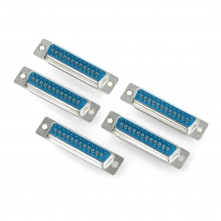 Wtyk D-SUB 25 na przewód - 5szt.