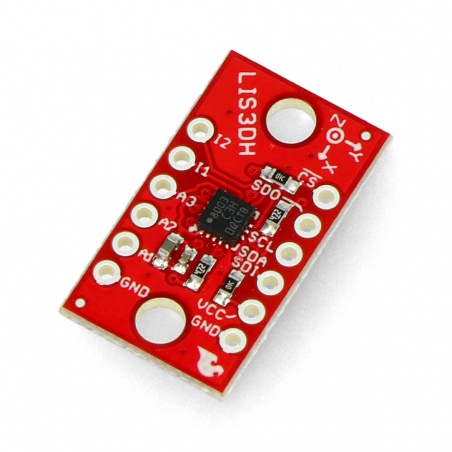 LIS3DH - 3-osiowy akcelerometr IMU 3DoF I2C/SPI - SparkFun SEN-13963 LIS3DH - 3-osiowy akcelerometr IMU 3DoF I2C/SPI - SparkFun SEN-13963