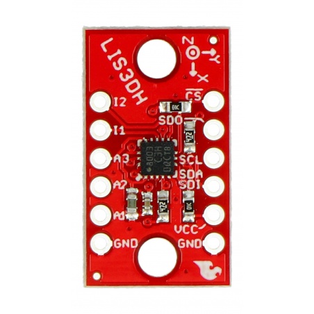 LIS3DH - 3-osiowy akcelerometr IMU 3DoF I2C/SPI - SparkFun SEN-13963 LIS3DH - 3-osiowy akcelerometr IMU 3DoF I2C/SPI - SparkFun SEN-13963