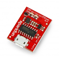 Serial Basic - konwerter USB-UART CH340G - gniazdo microUSB - SparkFun DEV-14050