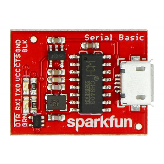 Serial Basic - USB-UART преобразователь CH340G - разъем microUSB - SparkFun DEV-14050