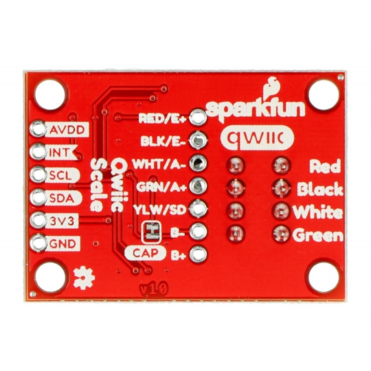 Ваги Qwiic - Модуль тензодатчиків NAU7802 - SparkFun SEN-15242