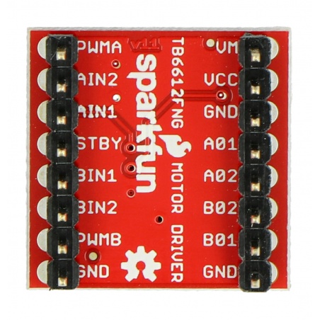 TB6612FNG - dwukanałowy sterownik silników 15V/1,2A ze złączami - SparkFun ROB-14450 TB6612FNG - dwukanałowy sterownik silników 15V/1,2A ze złączami - SparkFun ROB-14450