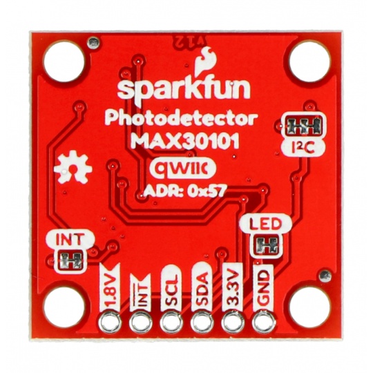 MAX30101 - мультисенсор - відстань, пульс, дим - SparkFun SEN-16474