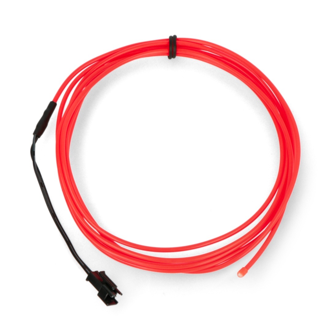 EL Wire - Przewód elektroluminescencyjny 2,5m - różowy