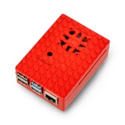 Obudowa Pi-Blox do Raspberry Pi 4B - czerwona -