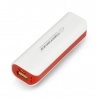 Mobilna bateria PowerBank Esperanza Joule EMP103WR 2200mAh - biało-czerwona - zdjęcie 1
