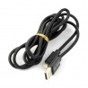 Przewód USB A - Lightning do iPhone / iPad / iPod - w oplocie Blow - czarny 1,5m - zdjęcie 2