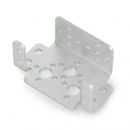 Aluminiowy uchwyt do serwa Feetech FK-MB-001 - srebrny Aluminiowy uchwyt do serwa Feetech FK-MB-001 - srebrny