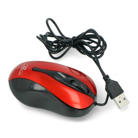 Mysz optyczna Esperanza TM-103R czerwona USB Hornet Titanium Mysz optyczna Esperanza TM-103R czerwona USB Hornet Titanium