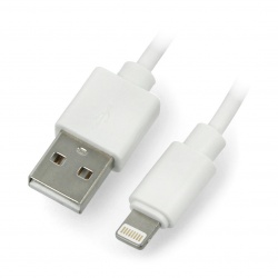 Przewód USB A - Lightning do iPhone / iPad / iPod - Blow - biały 1,5m