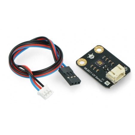 DFRobot Gravity - czujnik światła ultrafioletowego UV - ML8511 DFRobot Gravity - czujnik światła ultrafioletowego UV - ML8511