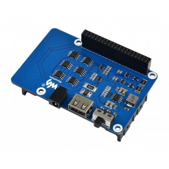 Аварійне джерело живлення UPS - адаптер живлення для Raspberry Pi - 5V - Waveshare 18306