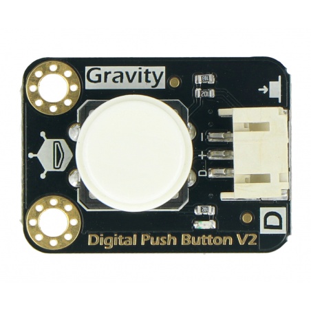 DFRobot Gravity - cyfrowy przycisk Tact Switch - biały DFRobot Gravity - cyfrowy przycisk Tact Switch - biały