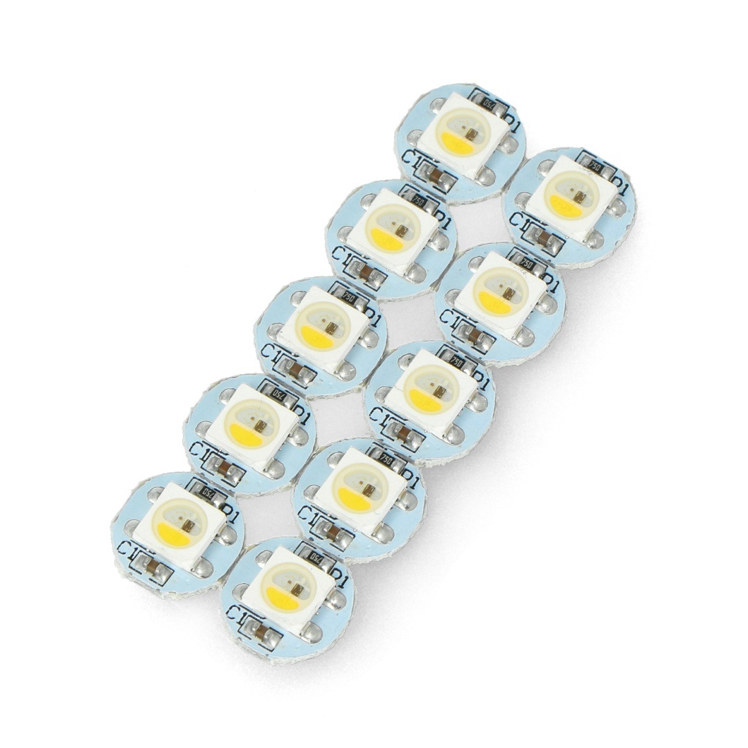 NeoPixel RGBW Mini Button PCB - SK6812 - adresowane diody LED - 10szt. - Adafruit 4776