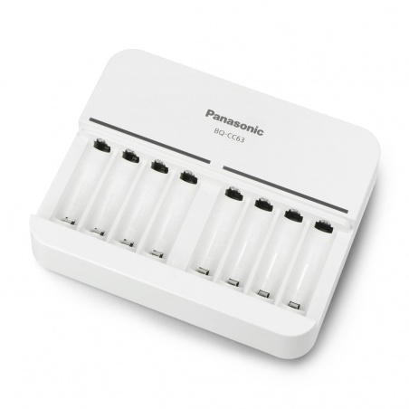 Ładowarka sieciowa Panasonic BQ-CC63 - AA, AAA 1-8szt. Ładowarka sieciowa Panasonic BQ-CC63 - AA, AAA 1-8szt.