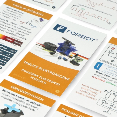 FORBOT - tablice elektroniczne - podstawy elektroniki, poziom II FORBOT - tablice elektroniczne - podstawy elektroniki, poziom II
