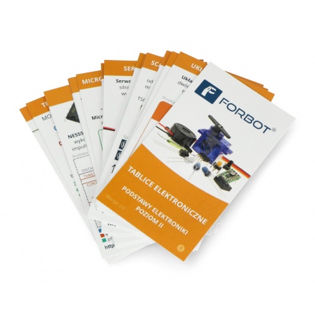 FORBOT - tablice elektroniczne - podstawy elektroniki, poziom II FORBOT - tablice elektroniczne - podstawy elektroniki, poziom II