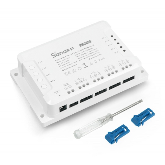 Sonoff 4CH PRO R3 WiFi+RF 433MHz - 4-канальный коммутатор