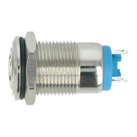 Przełącznik ON-OFF bistabilny - PBW-12APW - 2A/250V - płaski czerwony + rezystor Przełącznik ON-OFF bistabilny - PBW-12APW - 2A/250V - płaski czerwony + rezystor