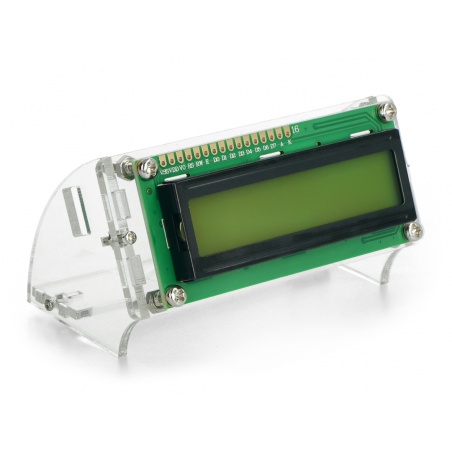 Podstawka na wyświetlacz LCD 2x16 znaków Podstawka na wyświetlacz LCD 2x16 znaków