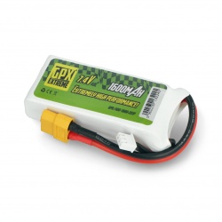 Pakiet Li-Pol GPX Extreme 1600mAh 40C 2S 7,4V