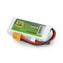 Pakiet Li-Pol GPX Extreme 1300mAh 25C 3S 11,1V