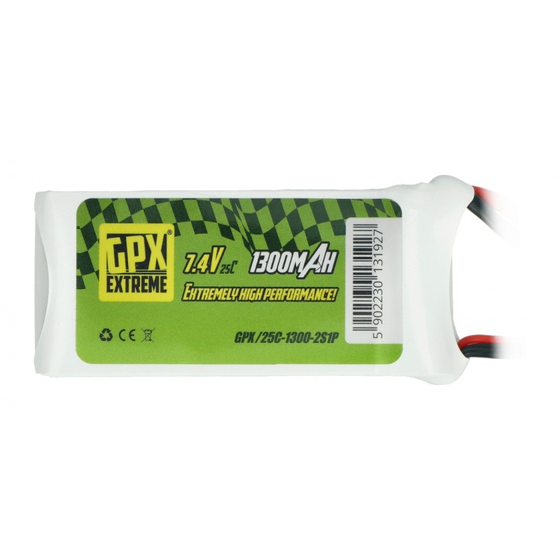 Pakiet Li-Pol GPX Extreme 1300mAh 25C 3S 11,1V