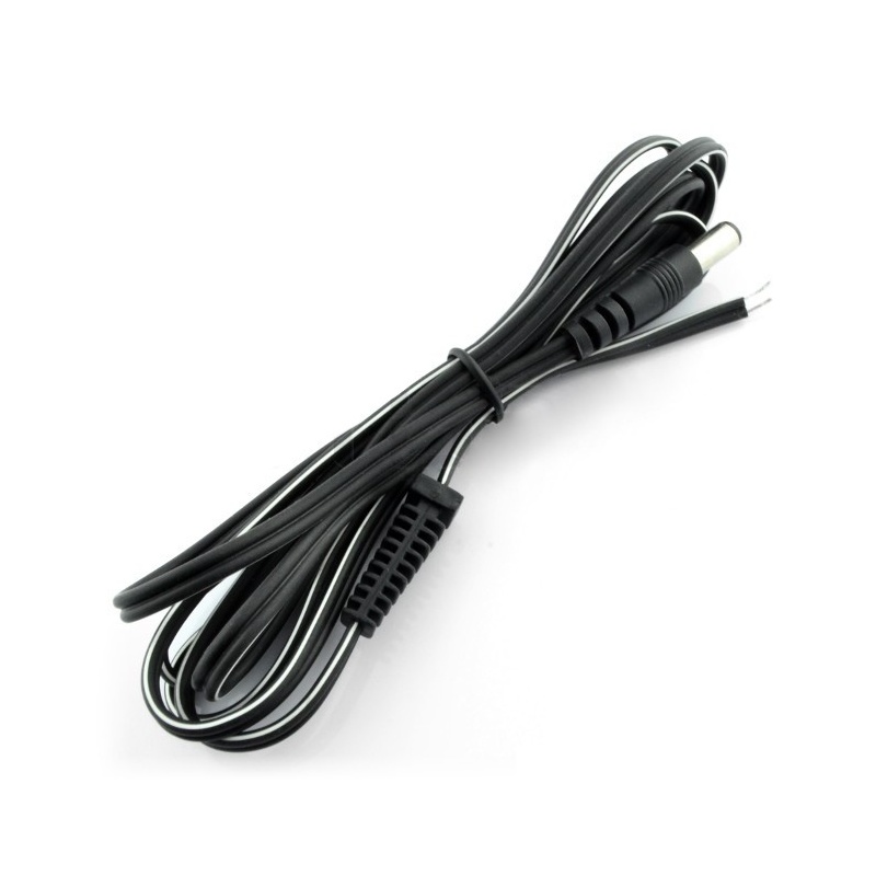 Wtyk DC 5,5x2,1mm z przewodem 1,5m