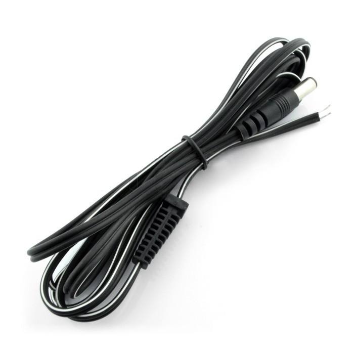 Wtyk DC 5,5x2,1mm z przewodem 1,5m