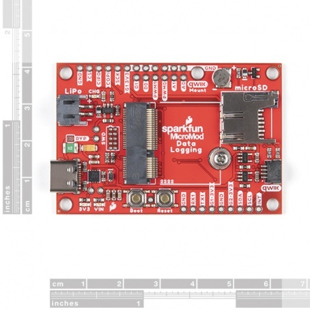 SparkFun MicroMod Data Logging Carrier Board - rejestrator