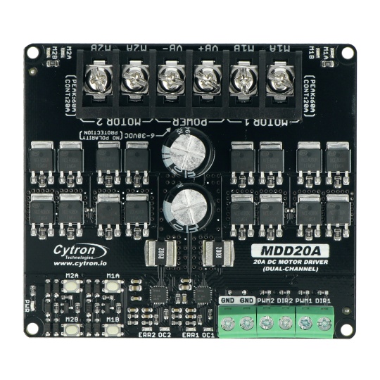 Cytron MDD20A - двоканальний контролер двигуна постійного струму 30V/20A
