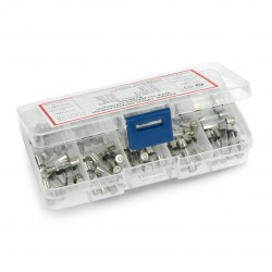 Zestaw bezpieczników WTA 5x20mm - 0,2A-20A - 100szt.