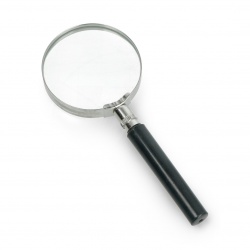 Lupa HY-104 - 3-krotne powiększenie - średnica 60 mm - czarna