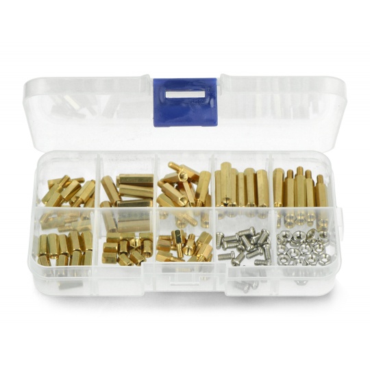 Латунні дистанційні втулки - різні розміри M3 - комплект із 120 штук.