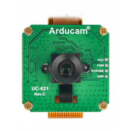 OV2311 2-мегапіксельна камера з глобальним затвором та об'єктивом M12 для Nvidia Jetson Nano - NoIR - монохромна - Arducam B0221