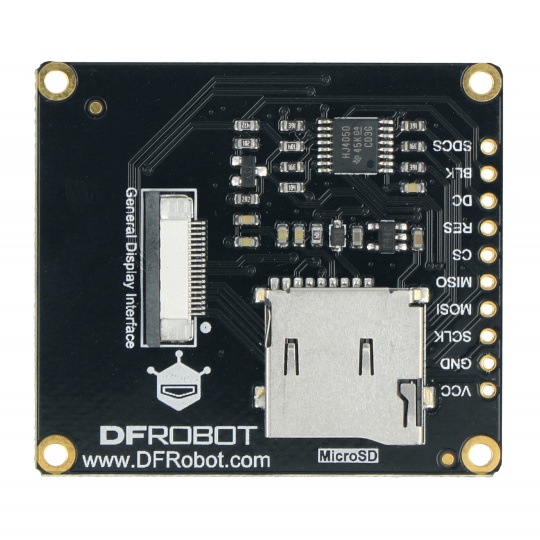 TFT РК-дисплей - 1,54 дюйма, 240x240 пікселів, IPS - зі слотом для картки microSD - DFRobot DFR0649
