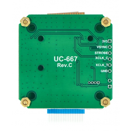 OV9281 1-мегапіксельна камера з глобальним затвором та об'єктивом M12 для Nvidia Jetson Nano - NoIR - монохромна - Arducam B0223