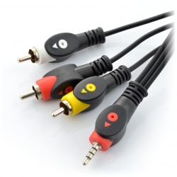 Przewód Jack 3,5mm 4 polowy...