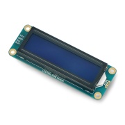 Wyświetlacz LCD1602 I2C 2x16 znaków - kolorowy - podświetlenie RGB Waveshare 19537