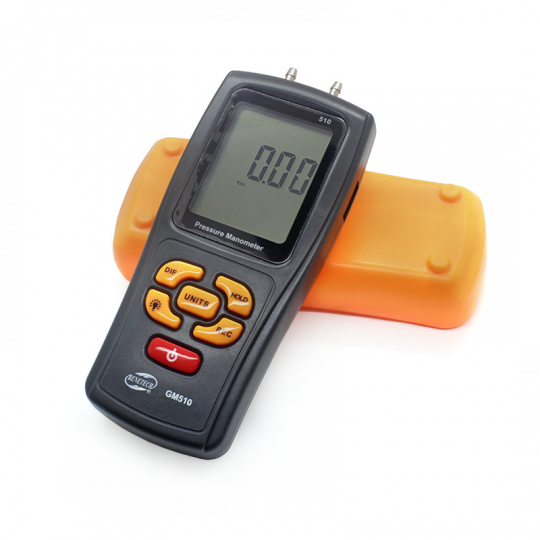 Цифровий диференціальний манометр - манометр газового тиску - Benetech GM510