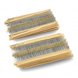 Zestaw rezystorów THT 1/4W...