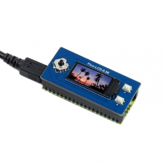 IPS LCD-дисплей 0,96'' 160x80 пикселей - SPI - 65K RGB - для Raspberry Pi Pico - Waveshare 19653