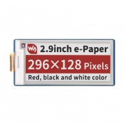 Wyświetlacz E-Paper E-Ink 2,9'' 296x128px - SPI - 3 kolory - do Raspberry Pi Pico - Waveshare 19607